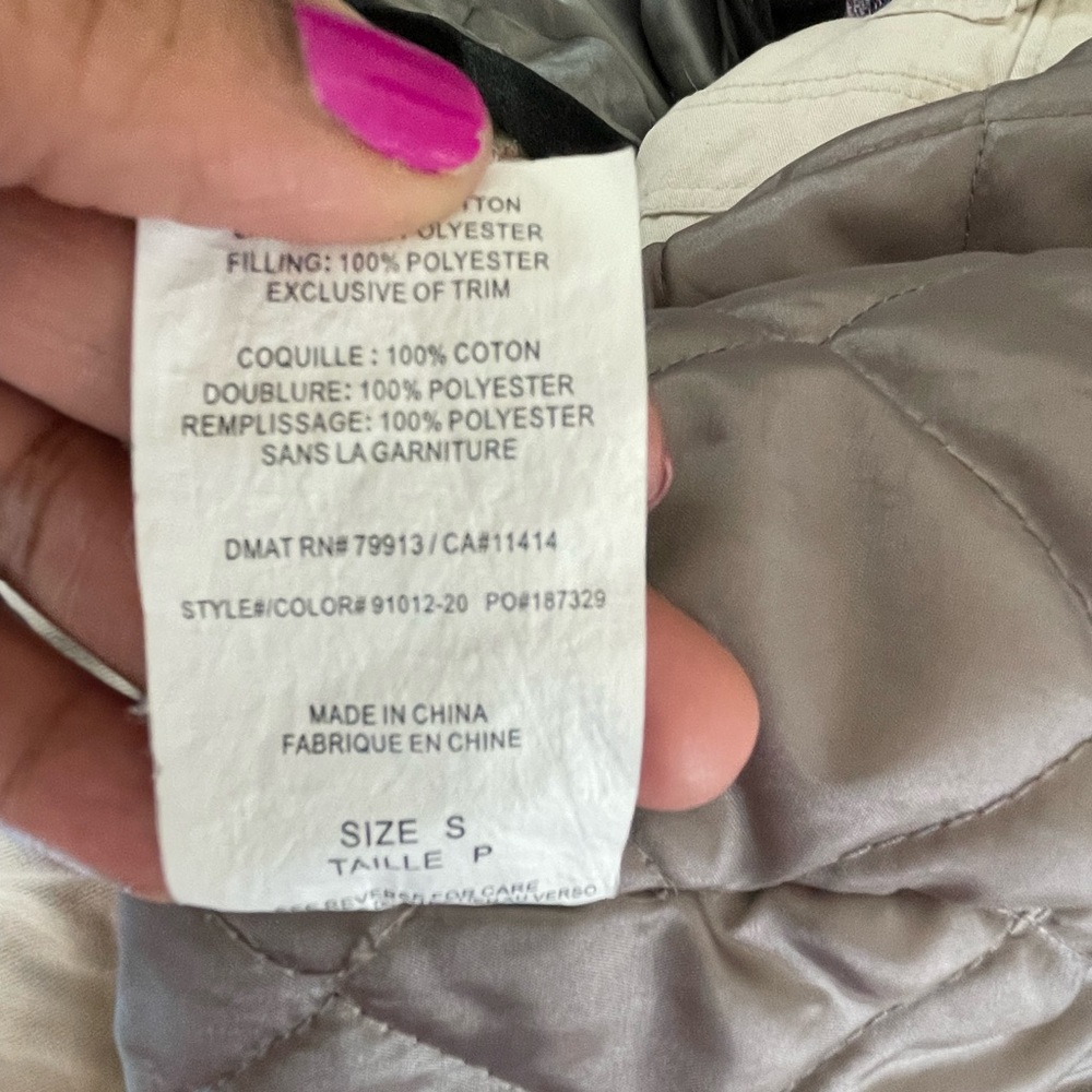 Motherhood Maternity Cream Hooded Toggle Coat - Picture 5 of 6